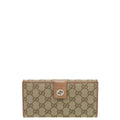 Gucci Bicolor GG Interlocking G Flap Wallet