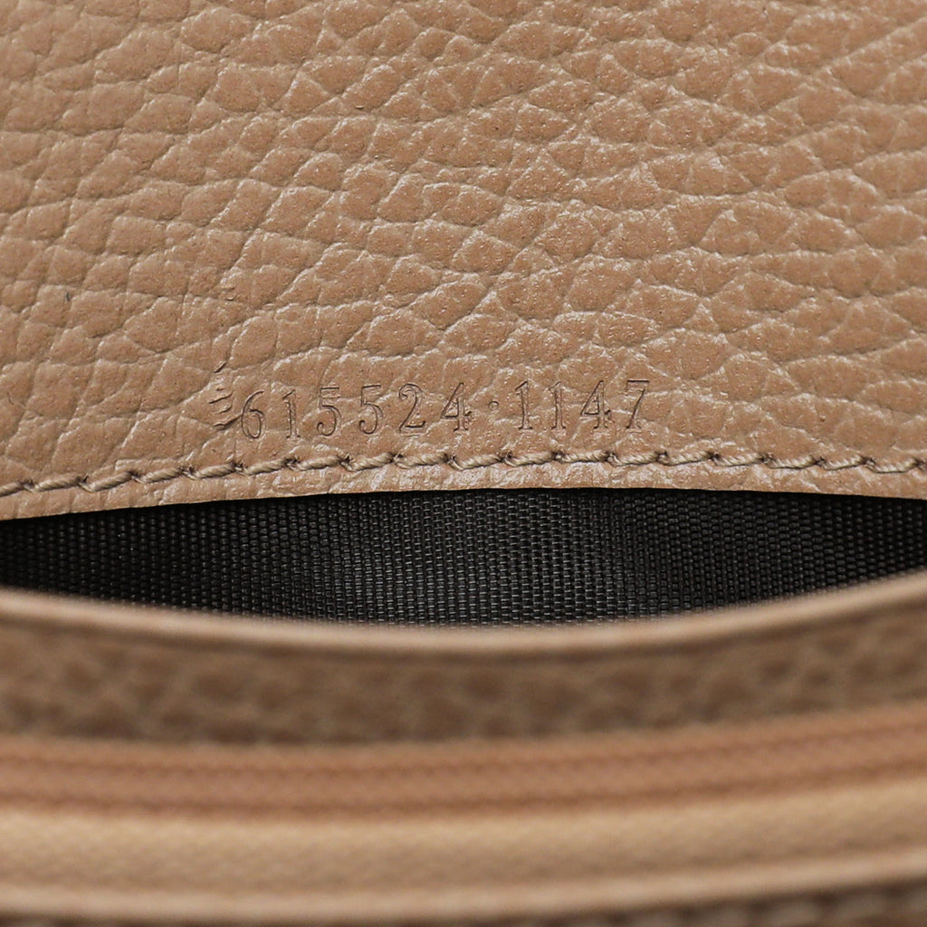 Gucci Light Caramel Dollar Interlocking G Wallet