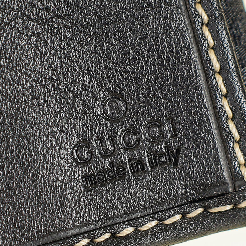 Gucci Black GG Royal Continental Wallet