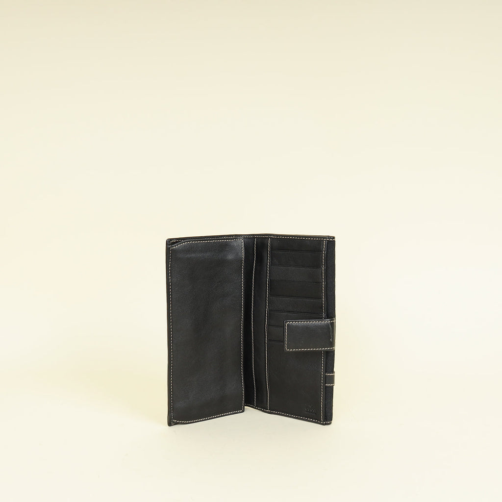 Gucci Black GG Royal Continental Wallet