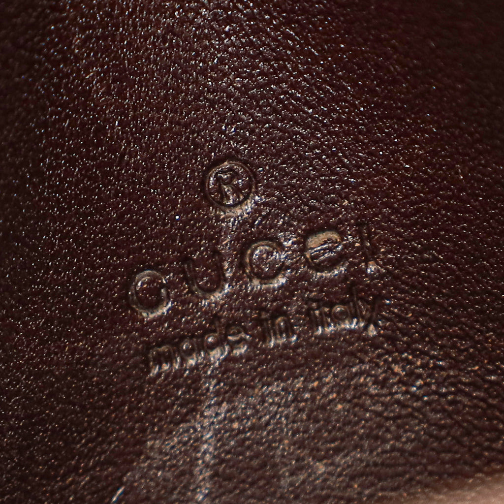Gucci Brown Guccissima Card Holder