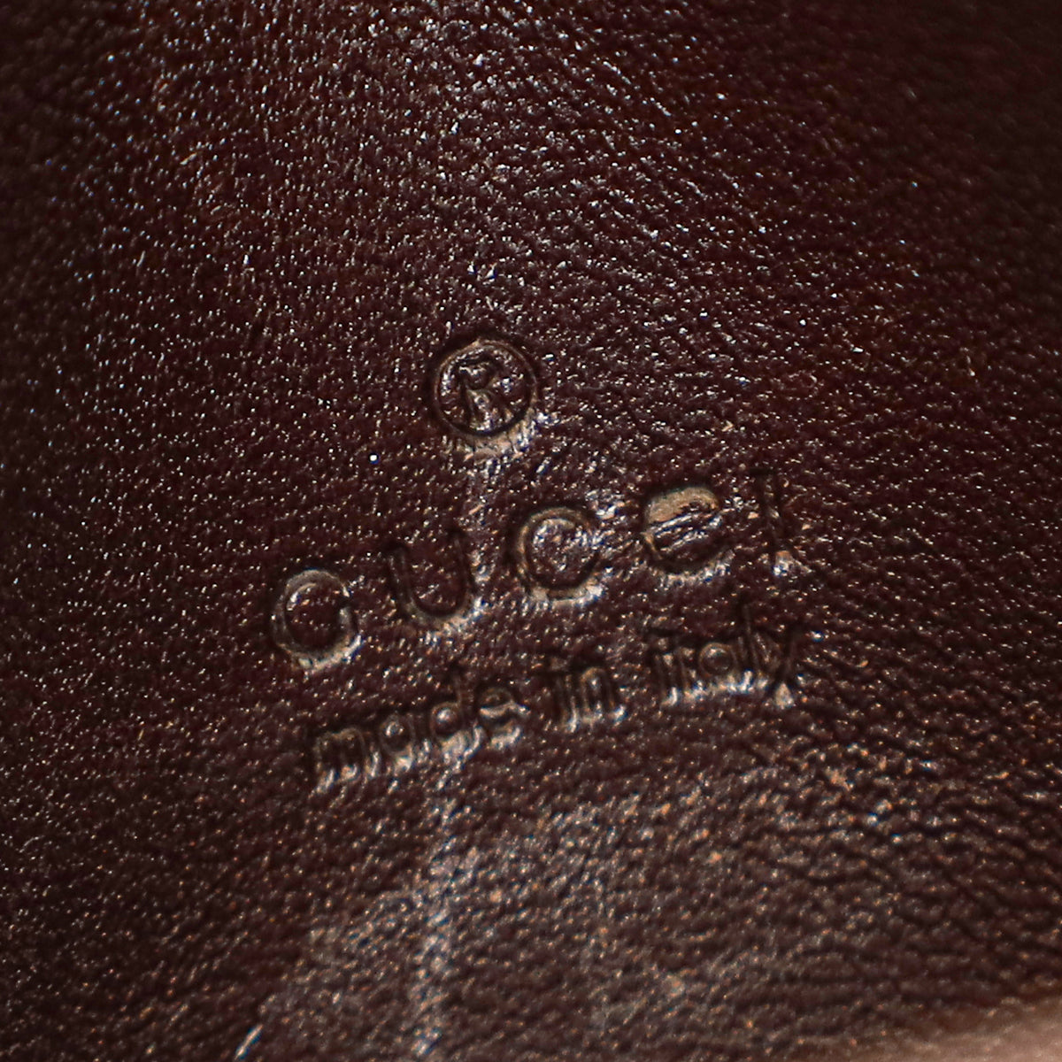 Gucci Brown Guccissima Card Holder