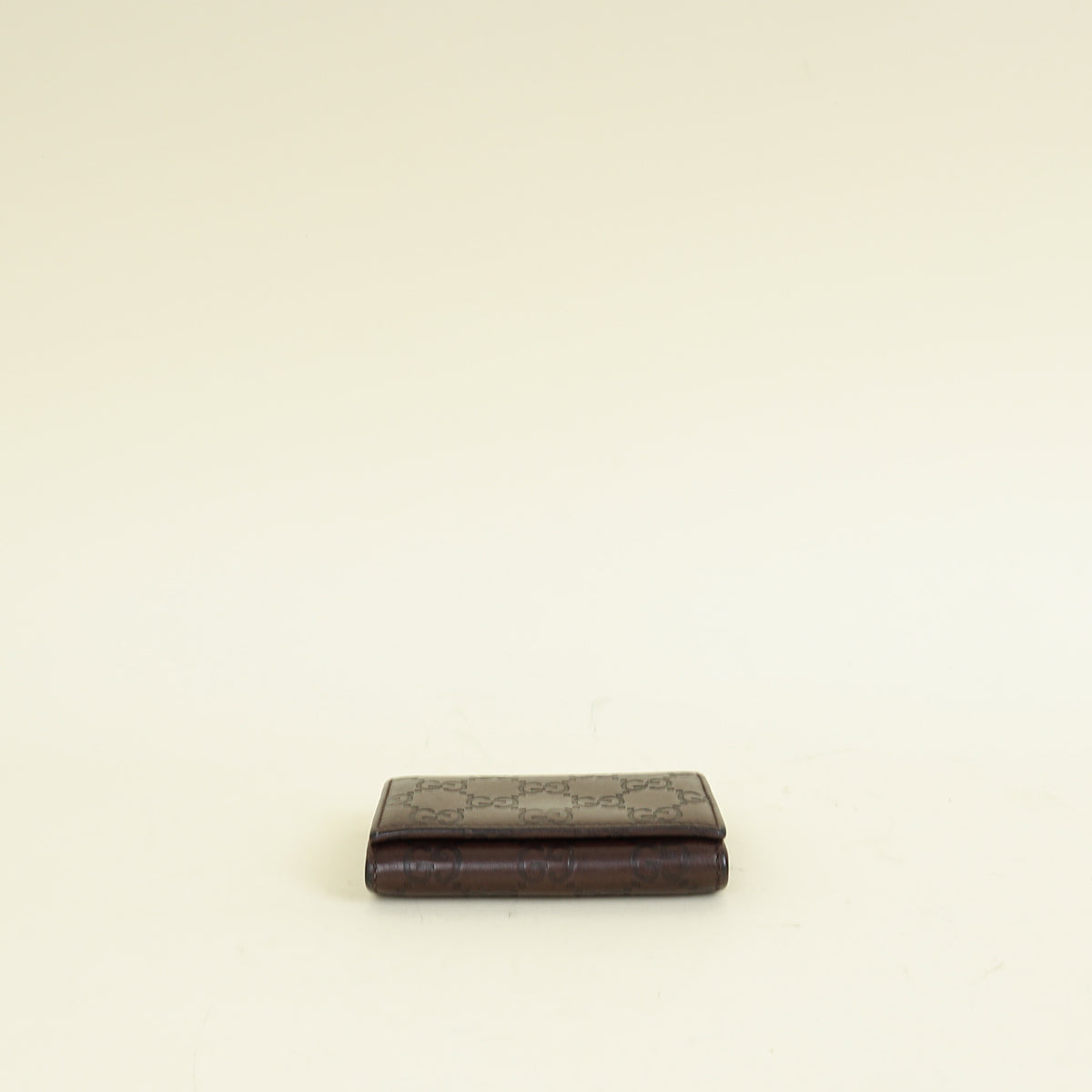 Gucci Brown Guccissima Card Holder