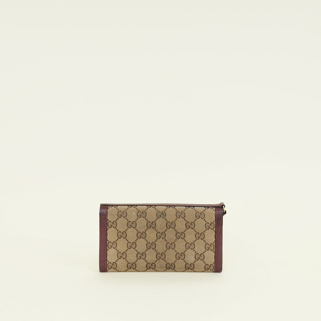 Gucci Bicolor GG Continental Wallet