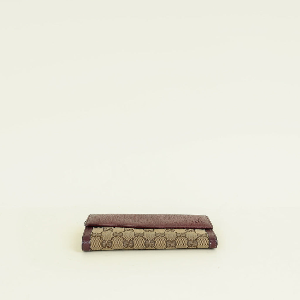 Gucci Bicolor GG Continental Wallet