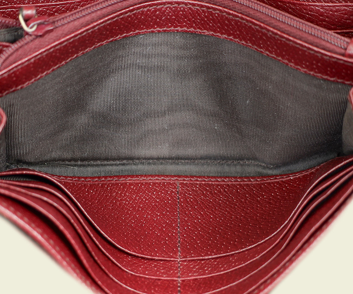 Gucci Bicolor GG Continental Wallet