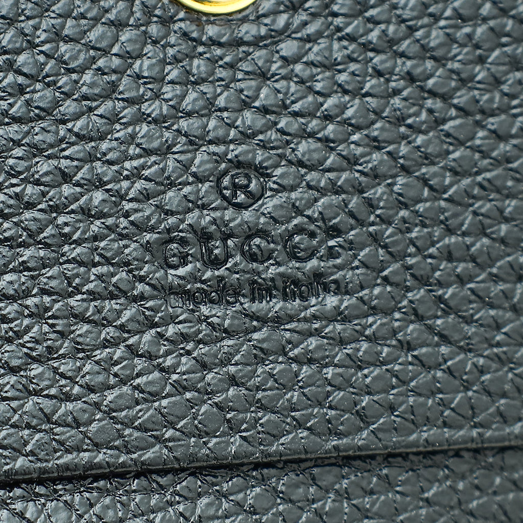 Gucci Black Zumi Chain Card Case