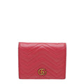 Gucci Red GG Marmont Card Case