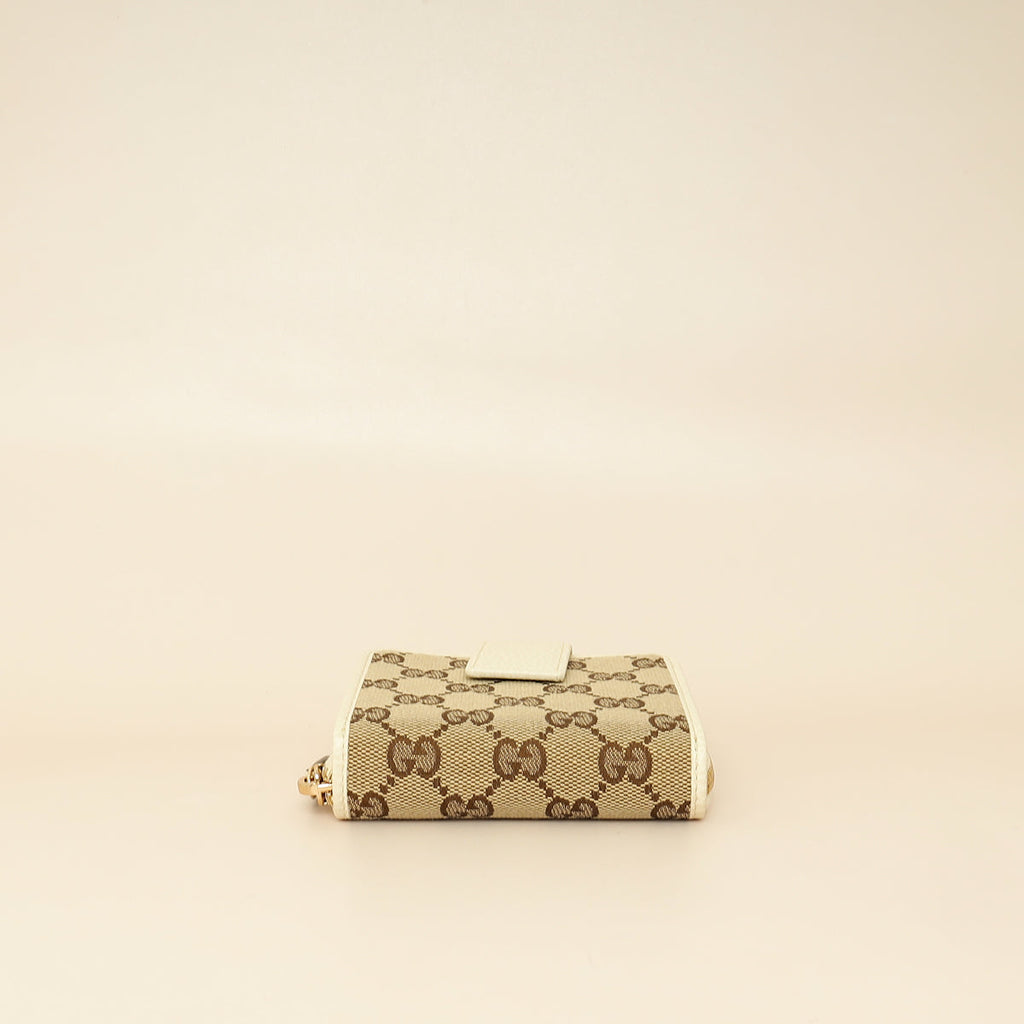 Gucci Bicolor GG Compact French Wallet