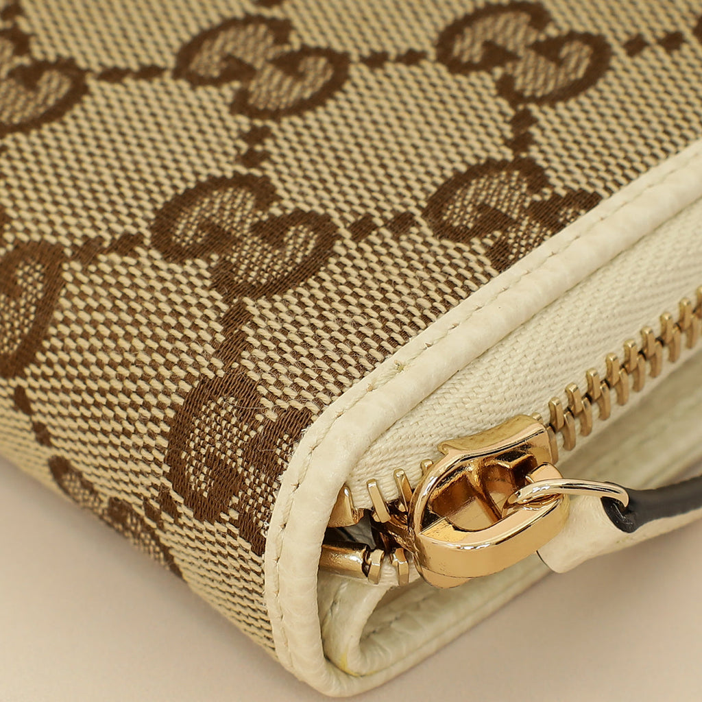 Gucci Bicolor GG Compact French Wallet