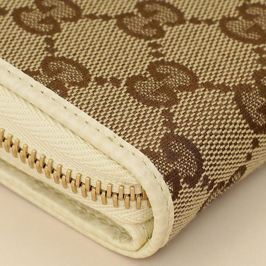 Gucci Bicolor GG Compact French Wallet