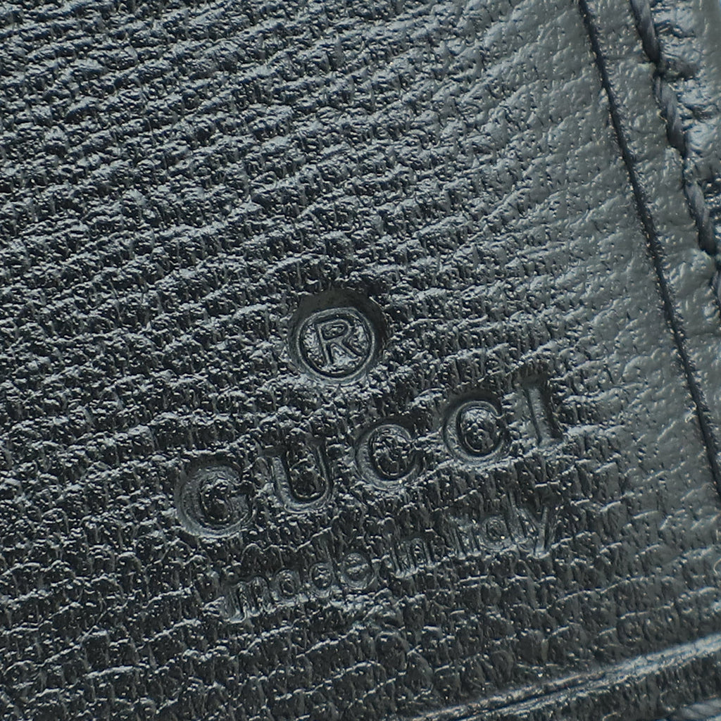 Gucci Black GG Supreme Bifold Wallet