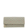 Gucci Bicolor GG Supreme Stars Continental Wallet