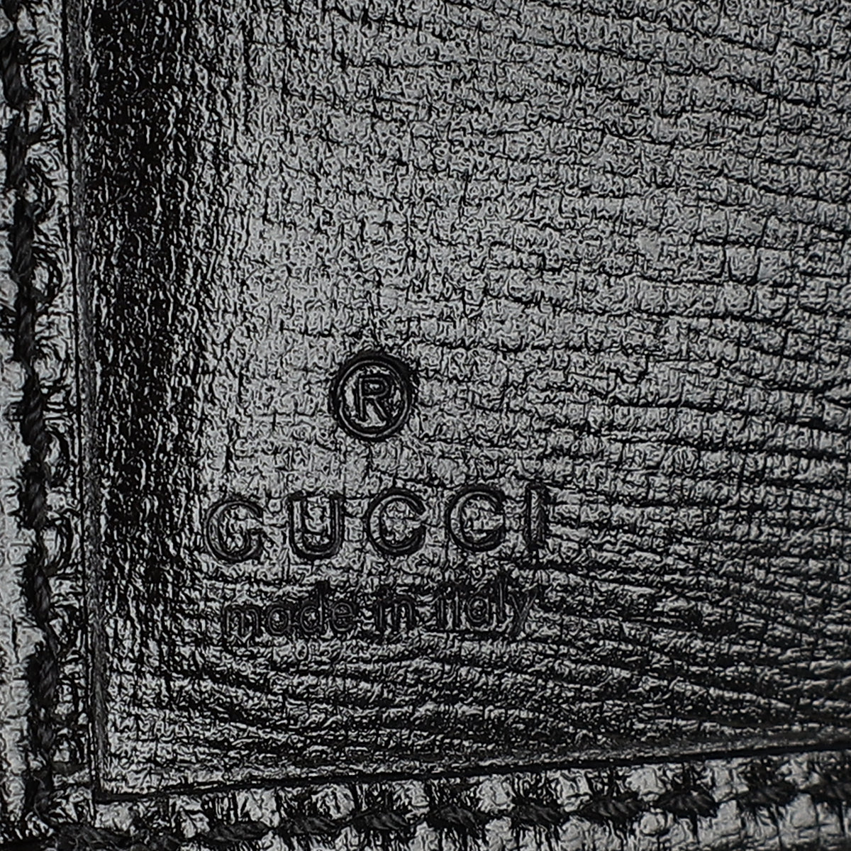 Gucci Black GG Supreme Bifold Wallet
