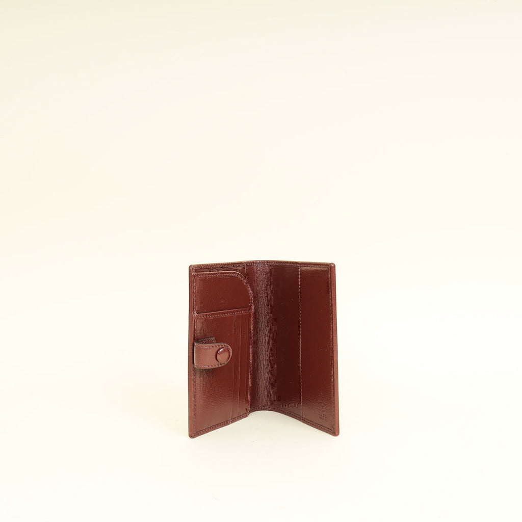 Gucci Bicolor Interlocking G Supreme Passport Wallet
