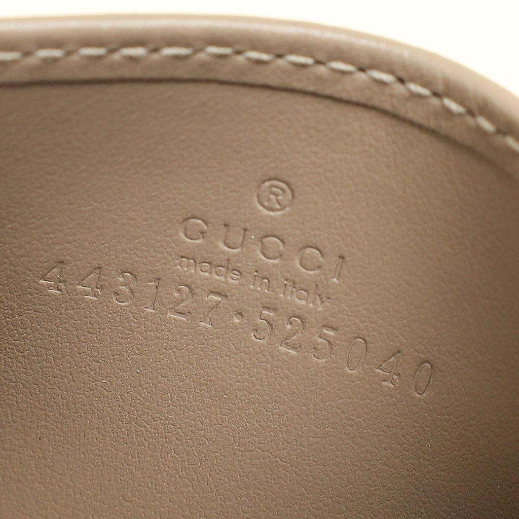 Gucci Taupe GG Marmont Card Case