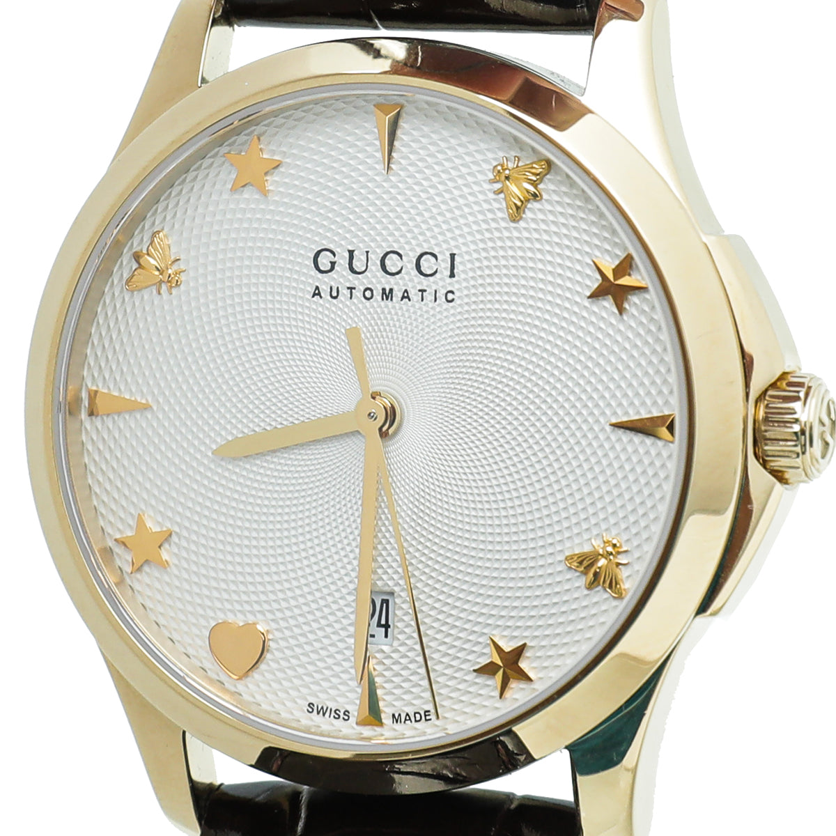 Gucci Chocolate G Timeless Automatic 38mm Watch