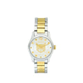 Gucci Steel Yellow Gold G Timeless Watch W/ Feline Head Motif