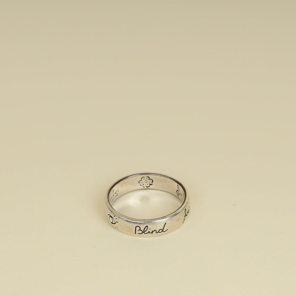 Gucci Silver Sterling Love Band 18