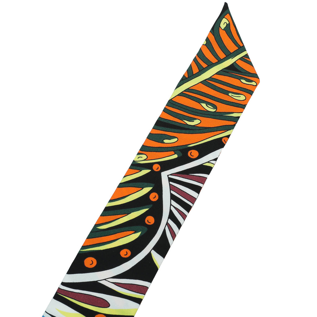 Hermes Multicolor Le Jardin De Mahr Silk Twilly