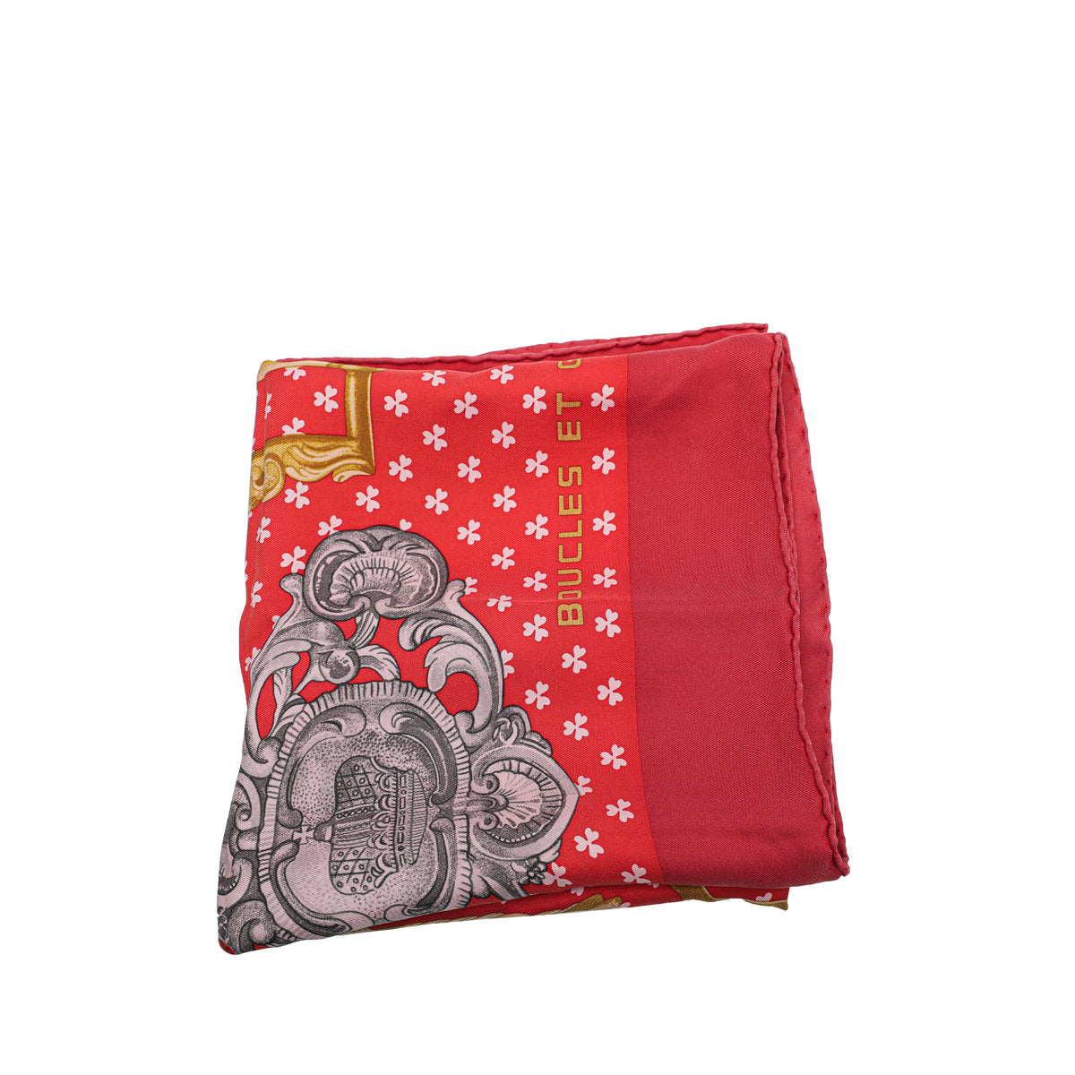 Hermes Bicolor L'Art Du Sarasa Silk 90 Scarf