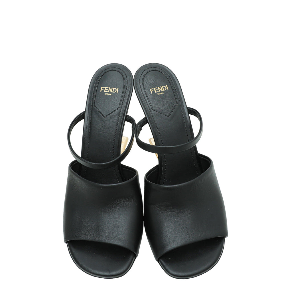 Fendi Black First High Heeled Sandals 39
