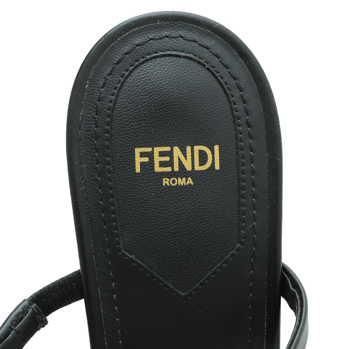 Fendi Black First High Heeled Sandals 39