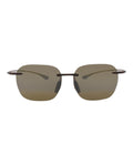 Maui Jim Unisex Square/Rectangle Rootbeer Rootbeer Bronze Fashion Designer Eyewear Rootbeer Rootbeer Bronze