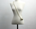 Chanel B21S Imitation Pearl Charm Mini Flap Handbag Leather Chain Long Necklace