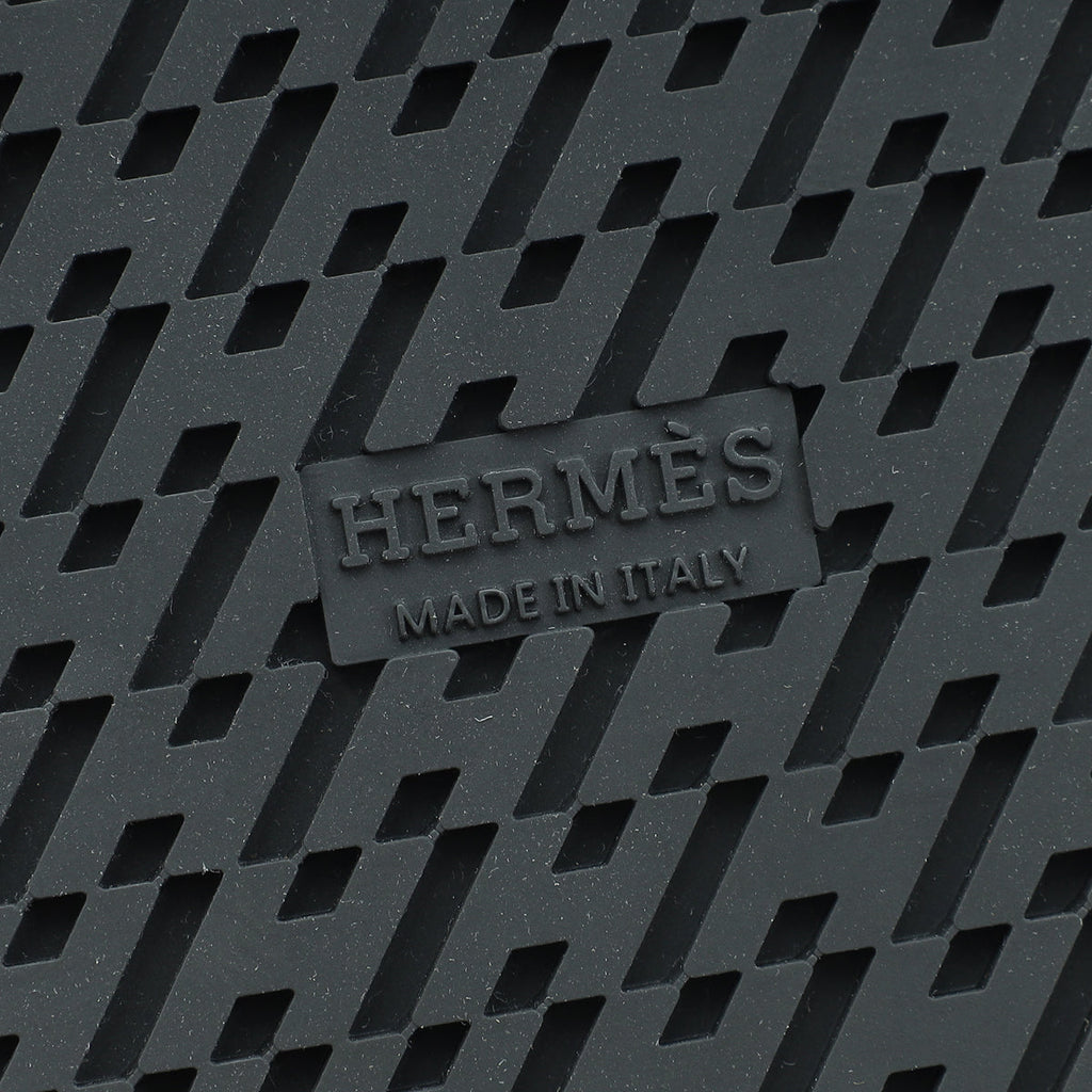Hermes Ecorce Chypre Leopard Print Sandal 39