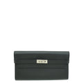 Hermes Noir Kelly Classic Wallet