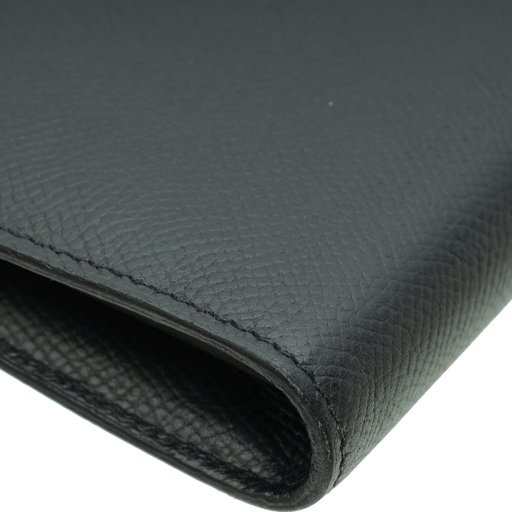 Hermes Noir Kelly Classic Wallet