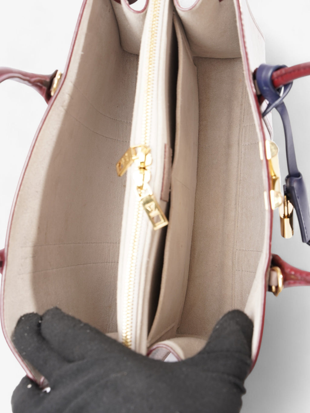 Louis Vuitton Very Tote Blush Pink / Red / Navy Calfskin Leather