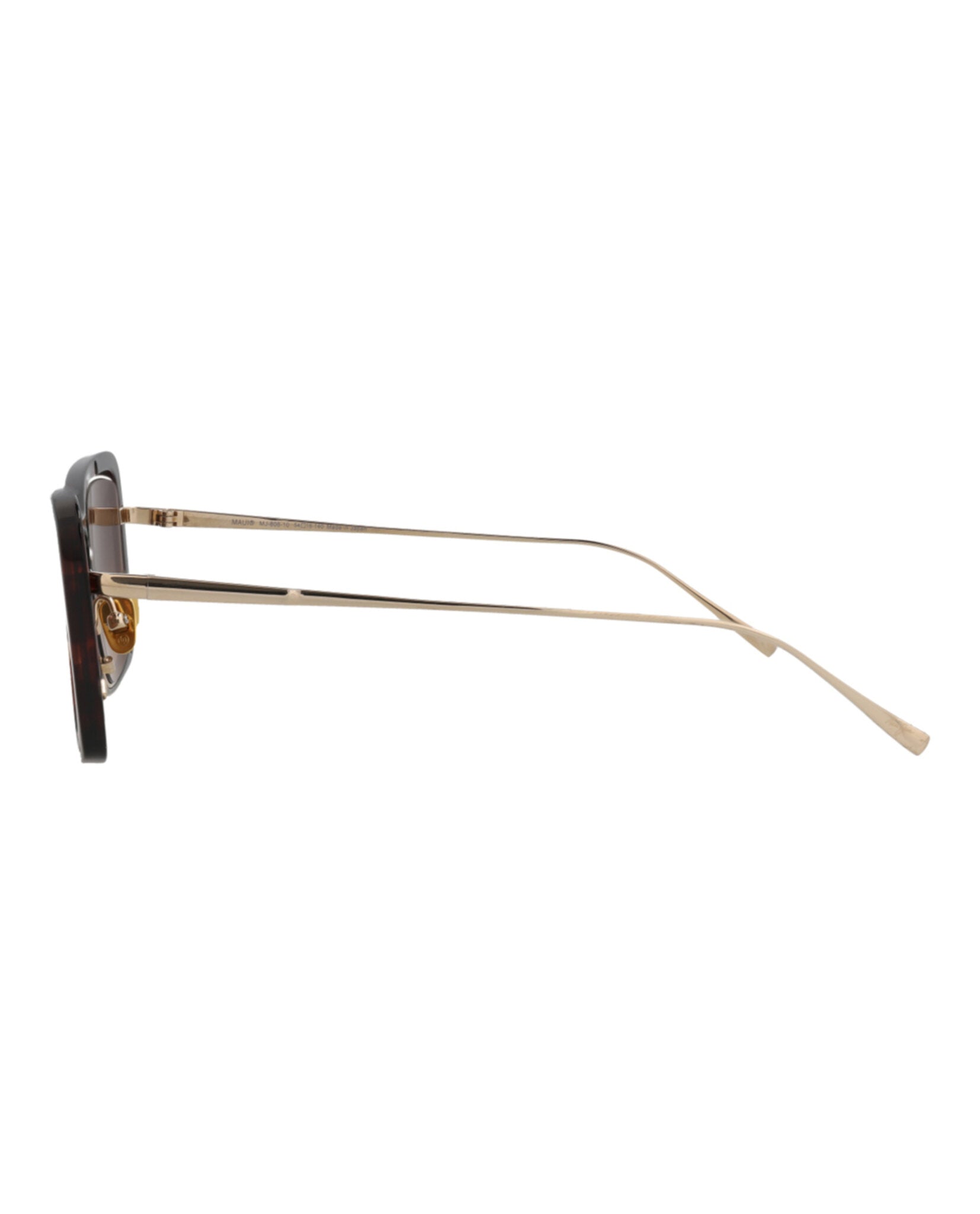 Maui Jim Womens Cat Eye Brown Gold Bronze Fashion Designer Eyewear