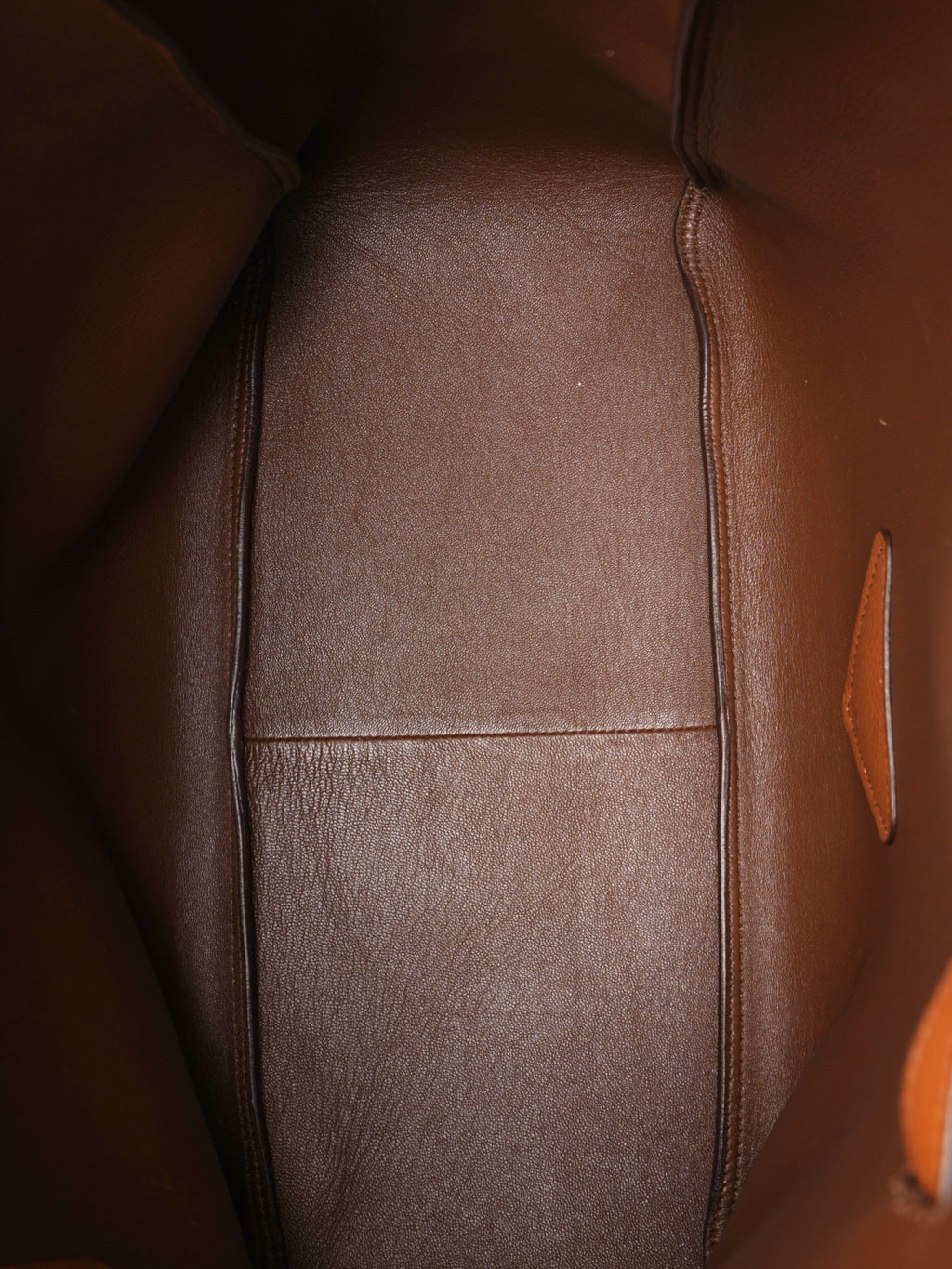 Prada Dynamique Tote Brown Leather