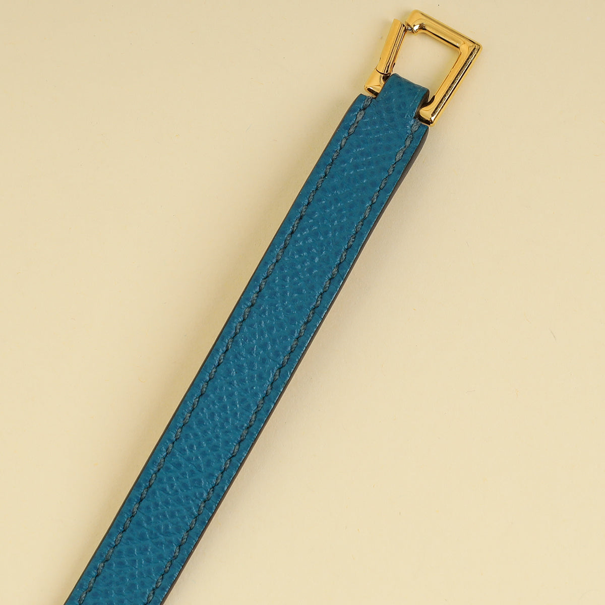 Hermes Turquoise Rivale Double Tour Bracelet