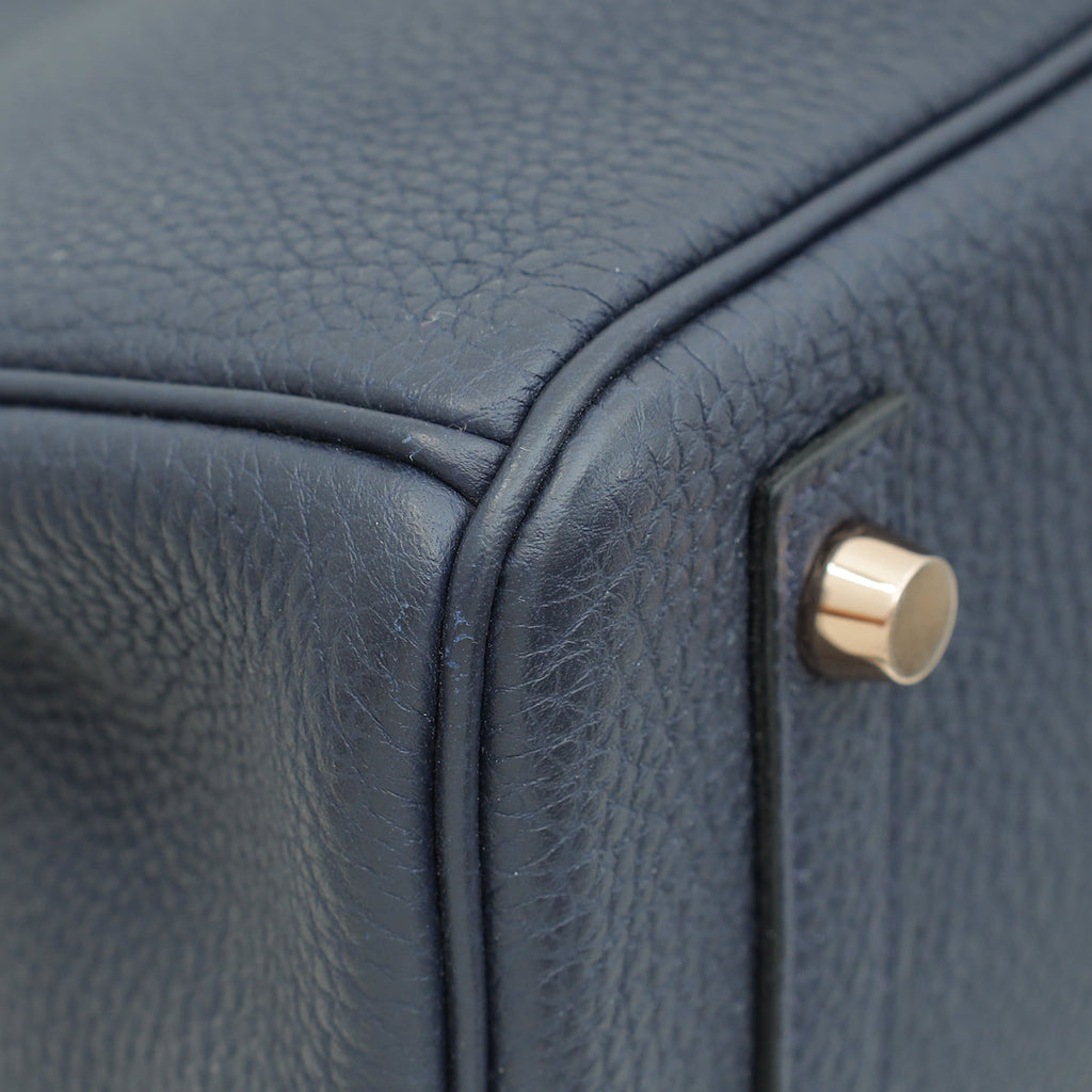Hermes Bleu Nuit Birkin 30 Bag