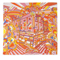 Hermes Cashmere Silk Faubourg Rainbow 140cm Shawl
