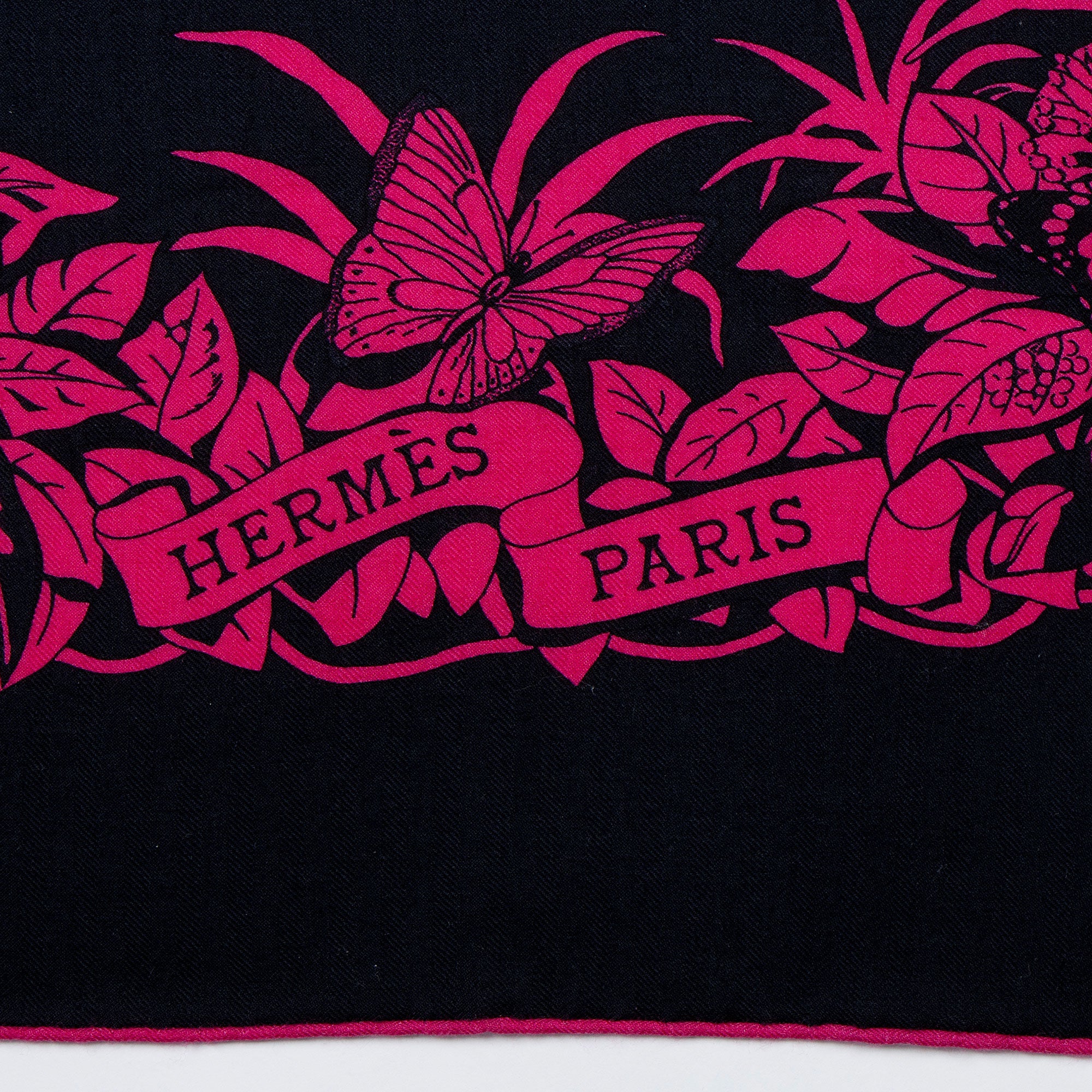 Hermes Cashmere Silk Jungle Love 140cm Shawl