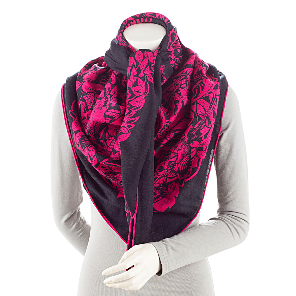 Hermes Cashmere Silk Jungle Love 140cm Shawl