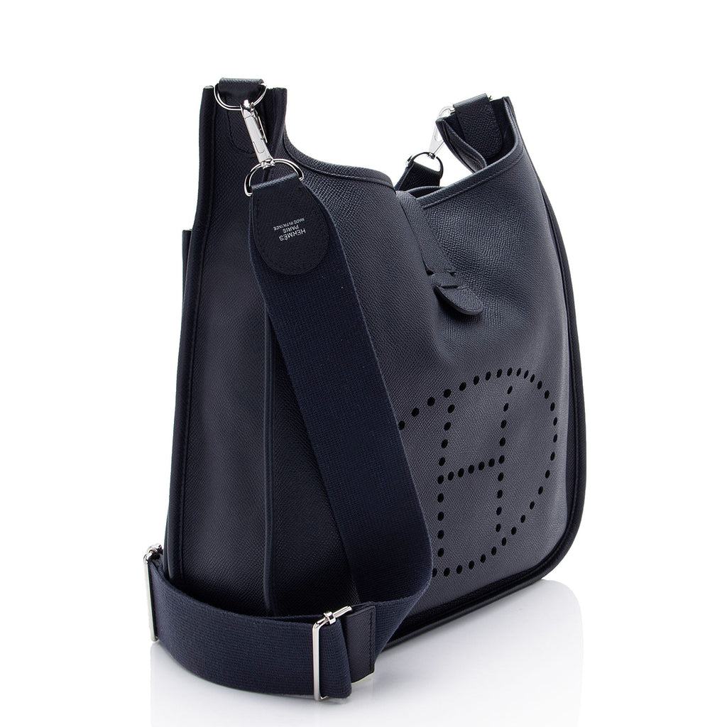 Hermes Taurillon Clemence Evelyne III PM Shoulder Bag