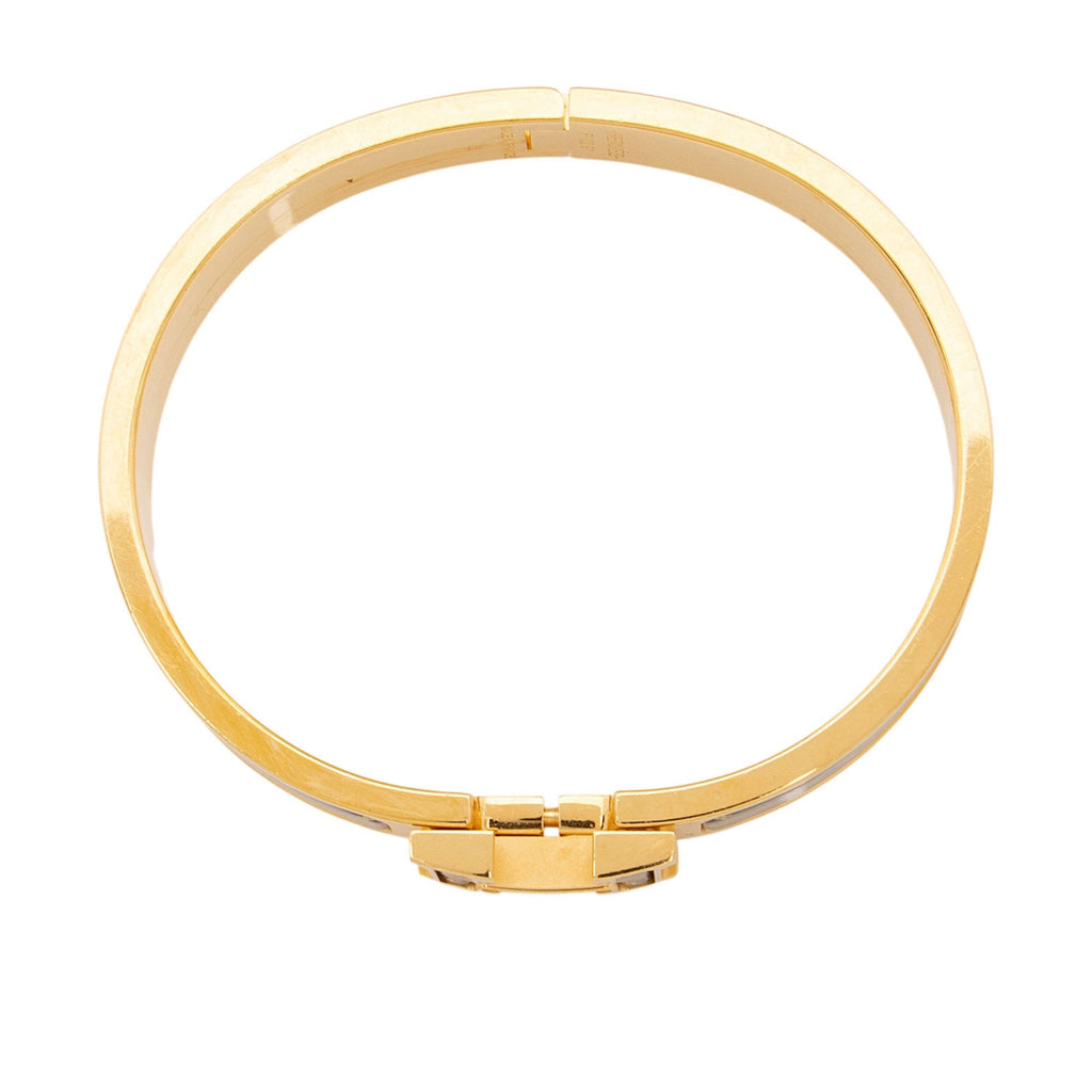 Hermes Clic Clac H Quadrige Au Fil Narrow Bracelet