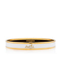 Hermes Enamel Caleche Narrow Bangle