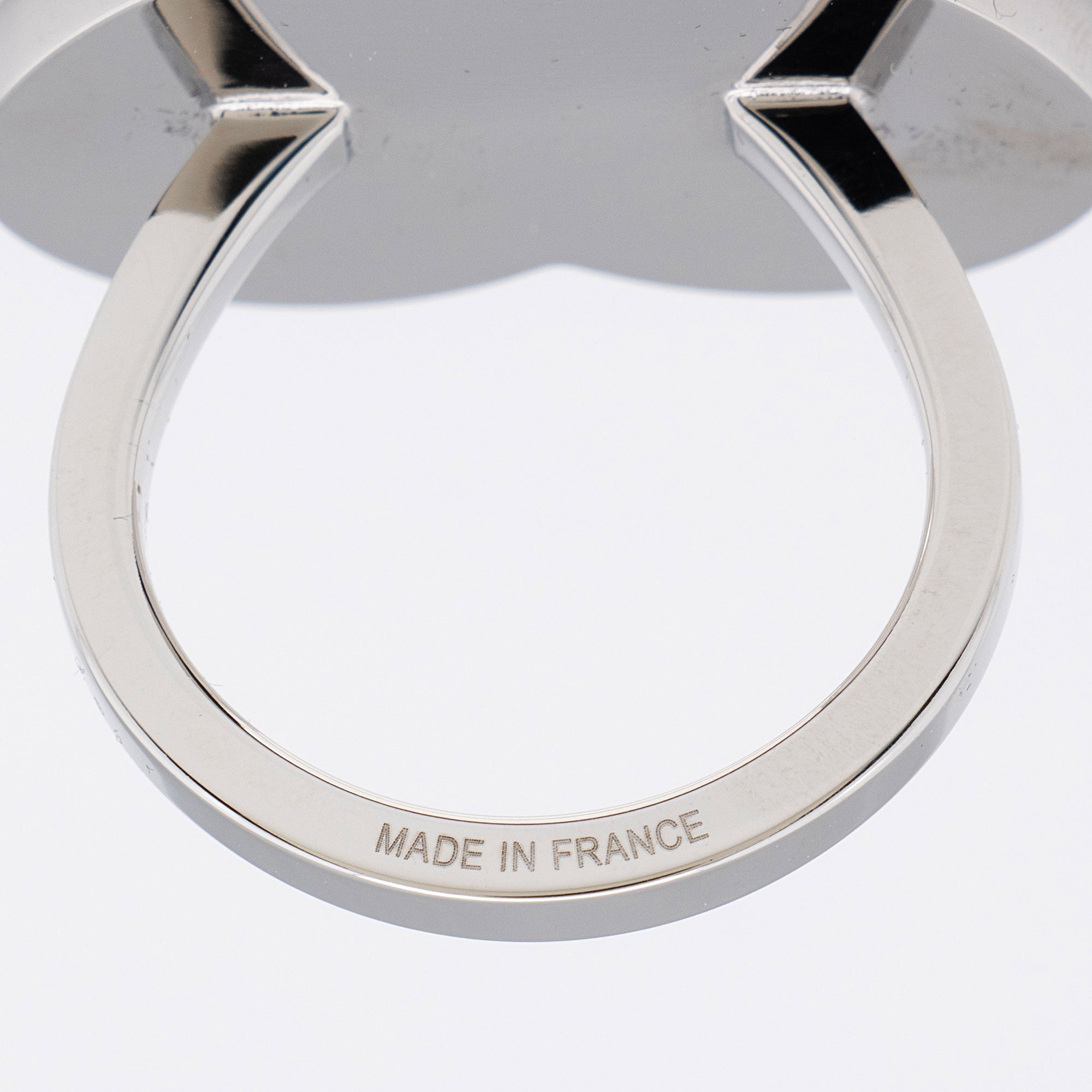 Hermes Enamel Heart Scarf Ring