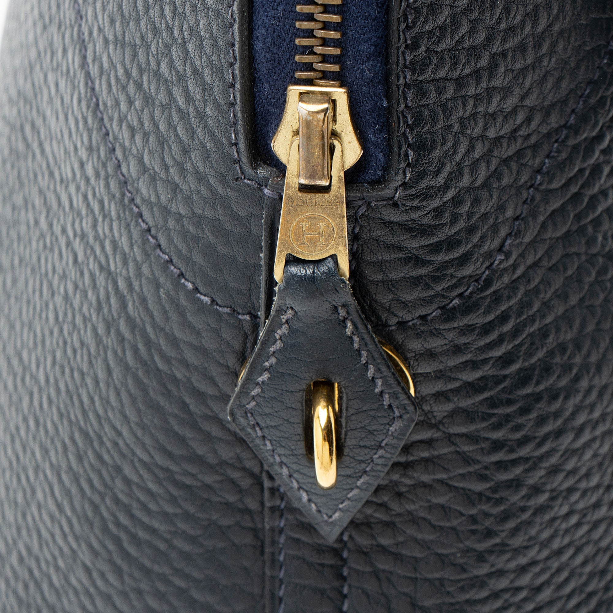 Hermes Vintage Fjord Leather Bolide 37 Satchel