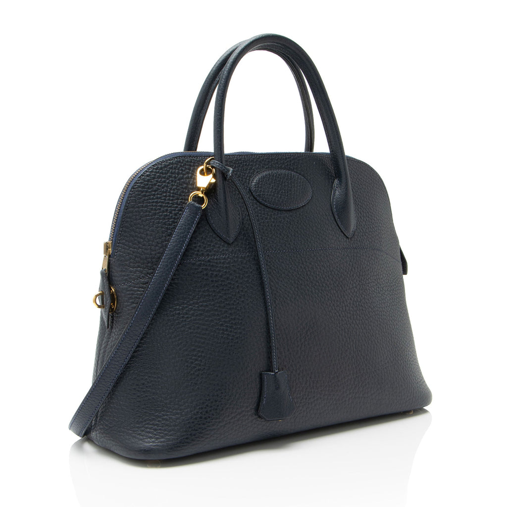 Hermes Vintage Fjord Leather Bolide 37 Satchel