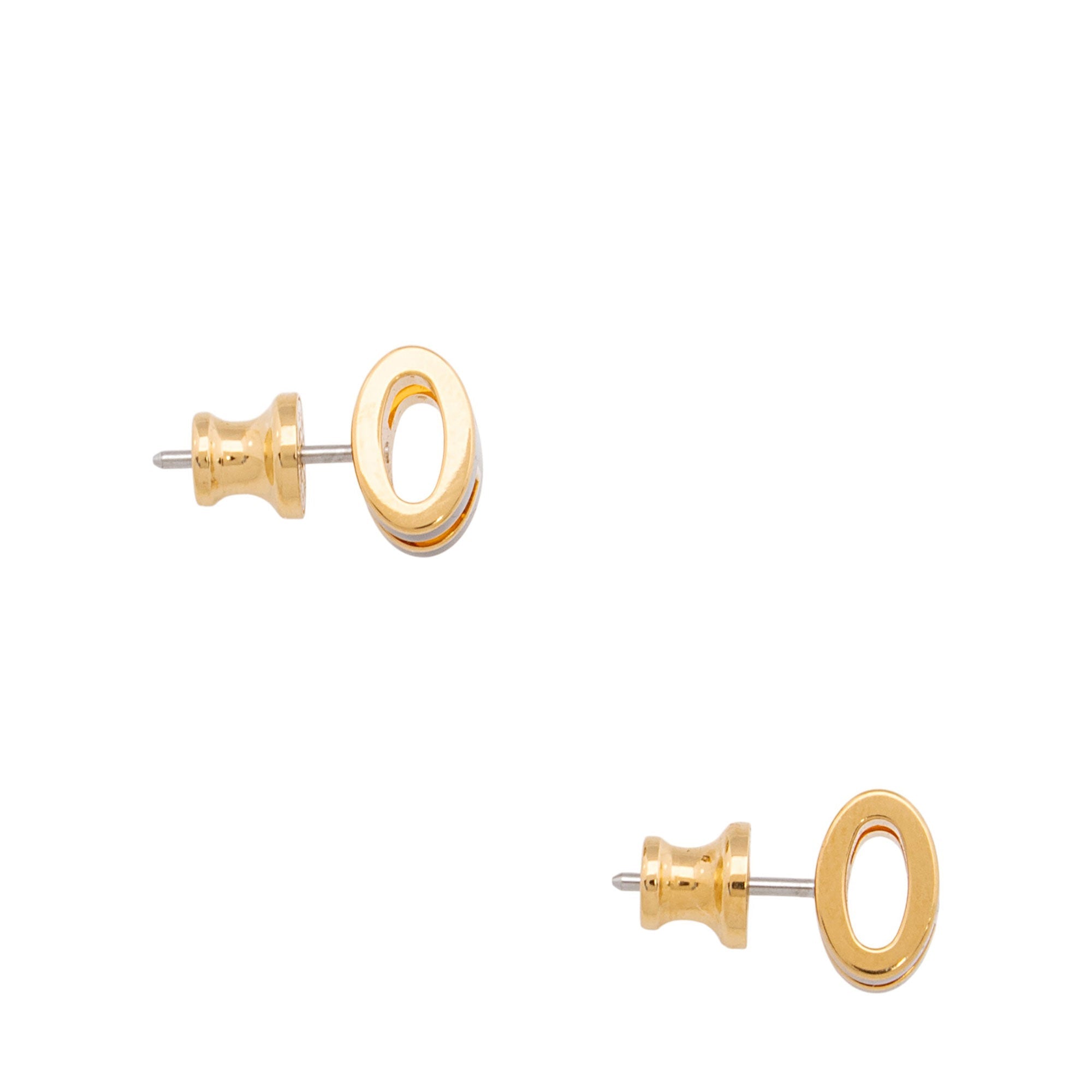 Hermes Enamel Mini H Pop Earrings