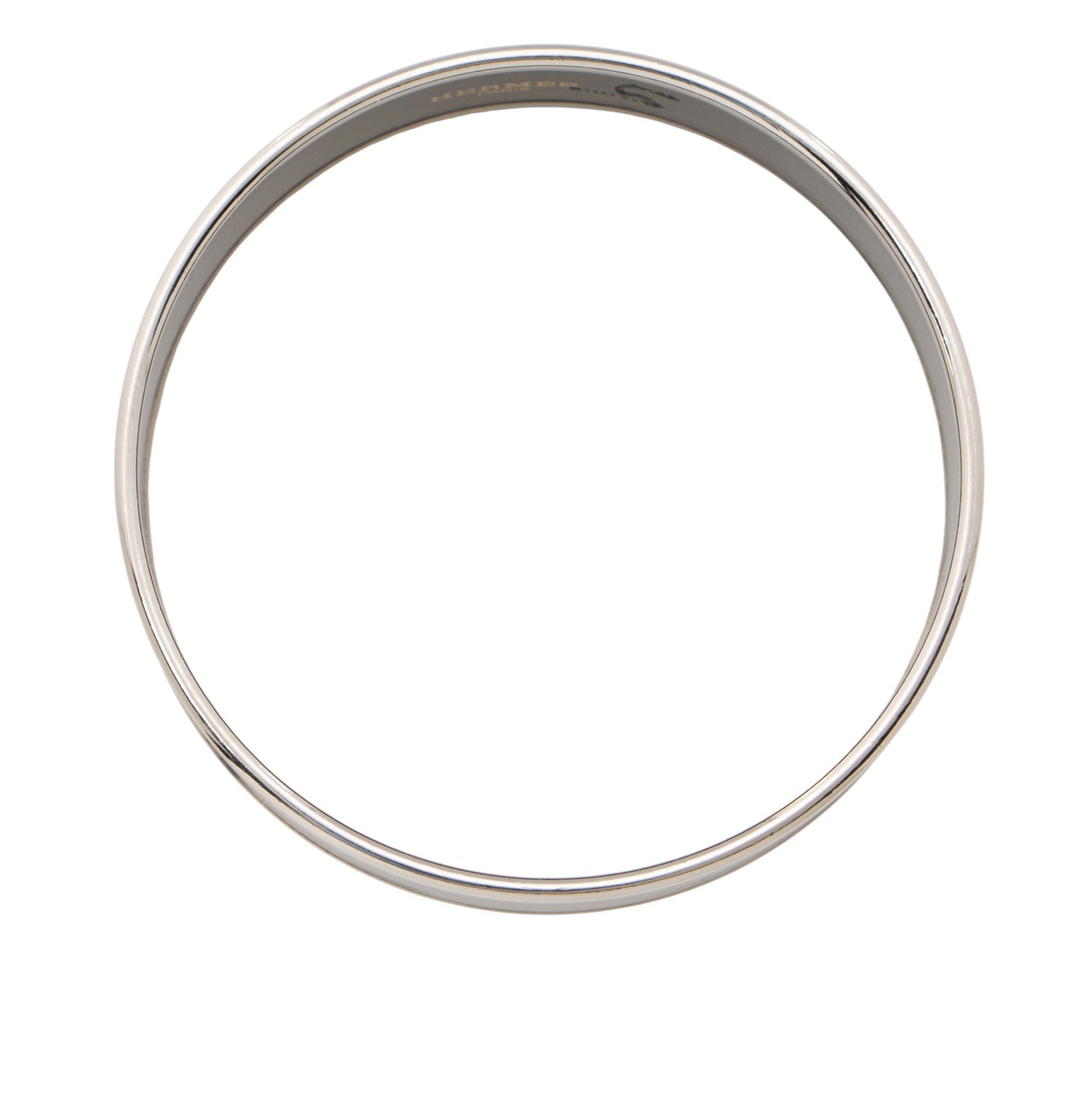 Hermes Enamel Caleche Wide Bangle