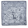 Hermes Silk Cashmere Peuple du Vent 140cm Shawl