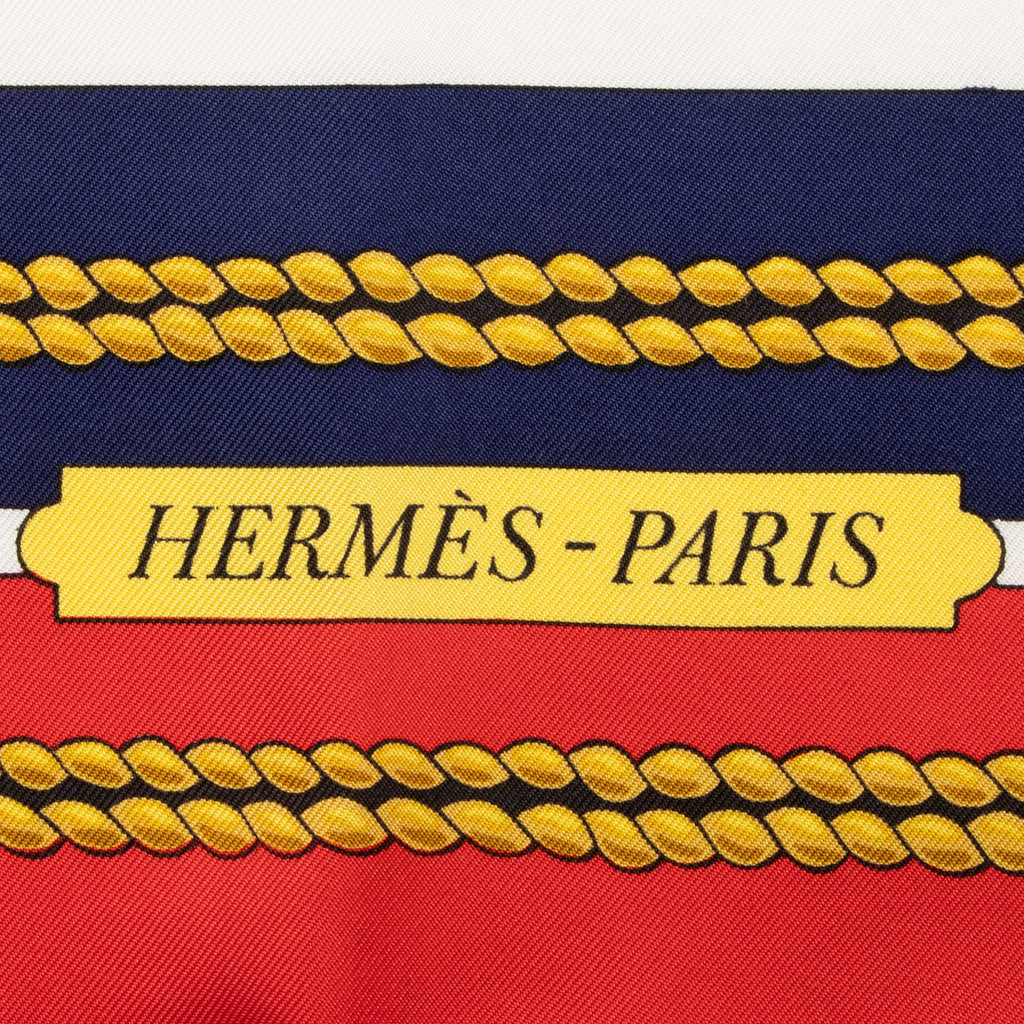 Hermes Silk Chateaux D'Arriere 90cm Scarf